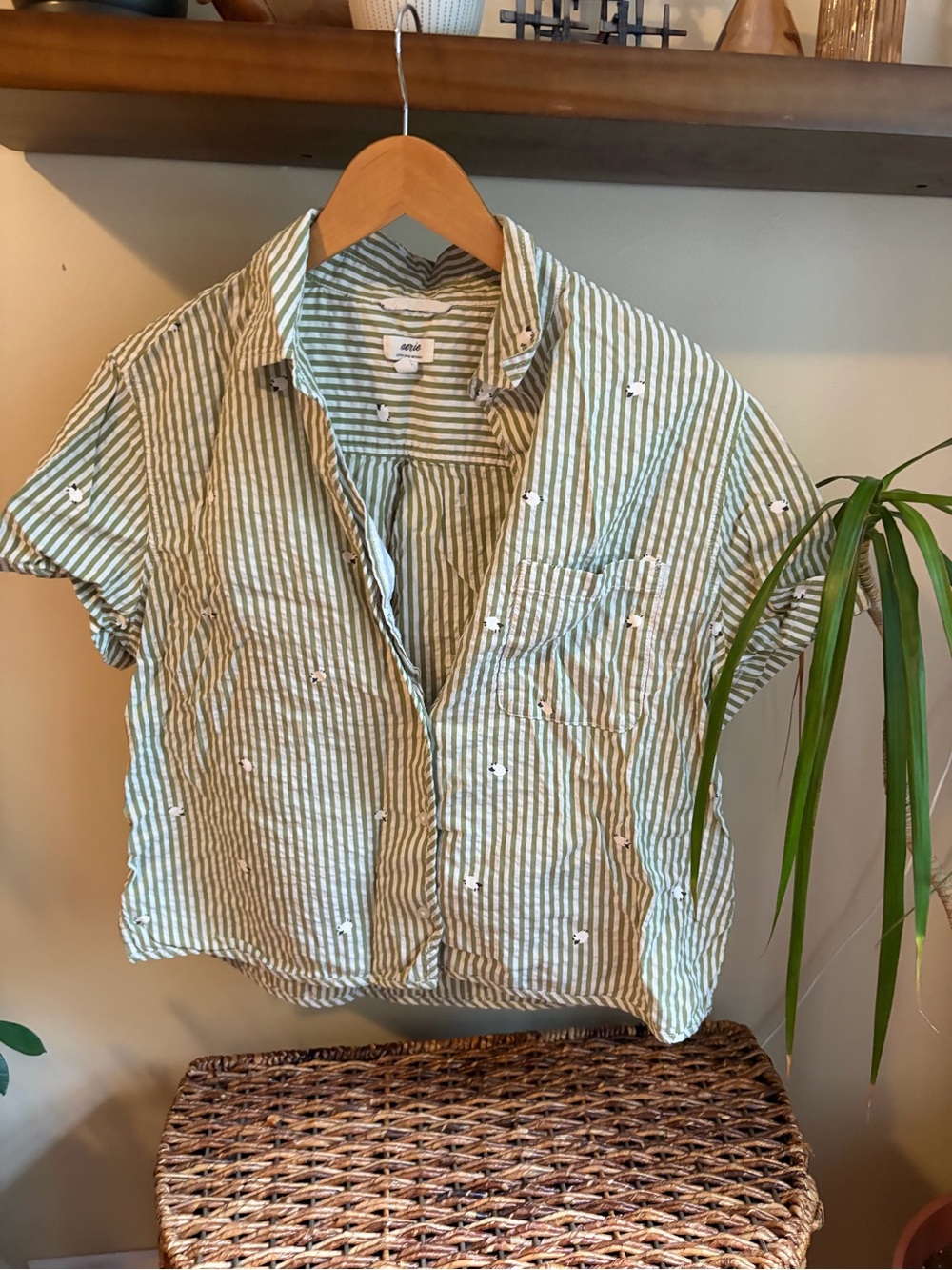 AERIE Cotton Modal blend sleep shirt